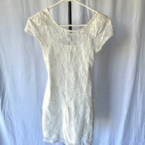 Ivory Hollister Lace  Dress